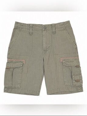 Guide Gear Men’s Olive 100% Cotton Cargo Shorts Size 30
